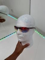 rot-gelbe sonnenbrille