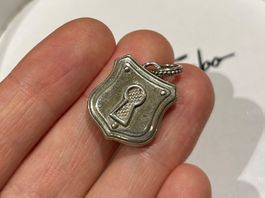 Thomas Sabo grosser Kettenanhänger in Schildform 🩶 top!