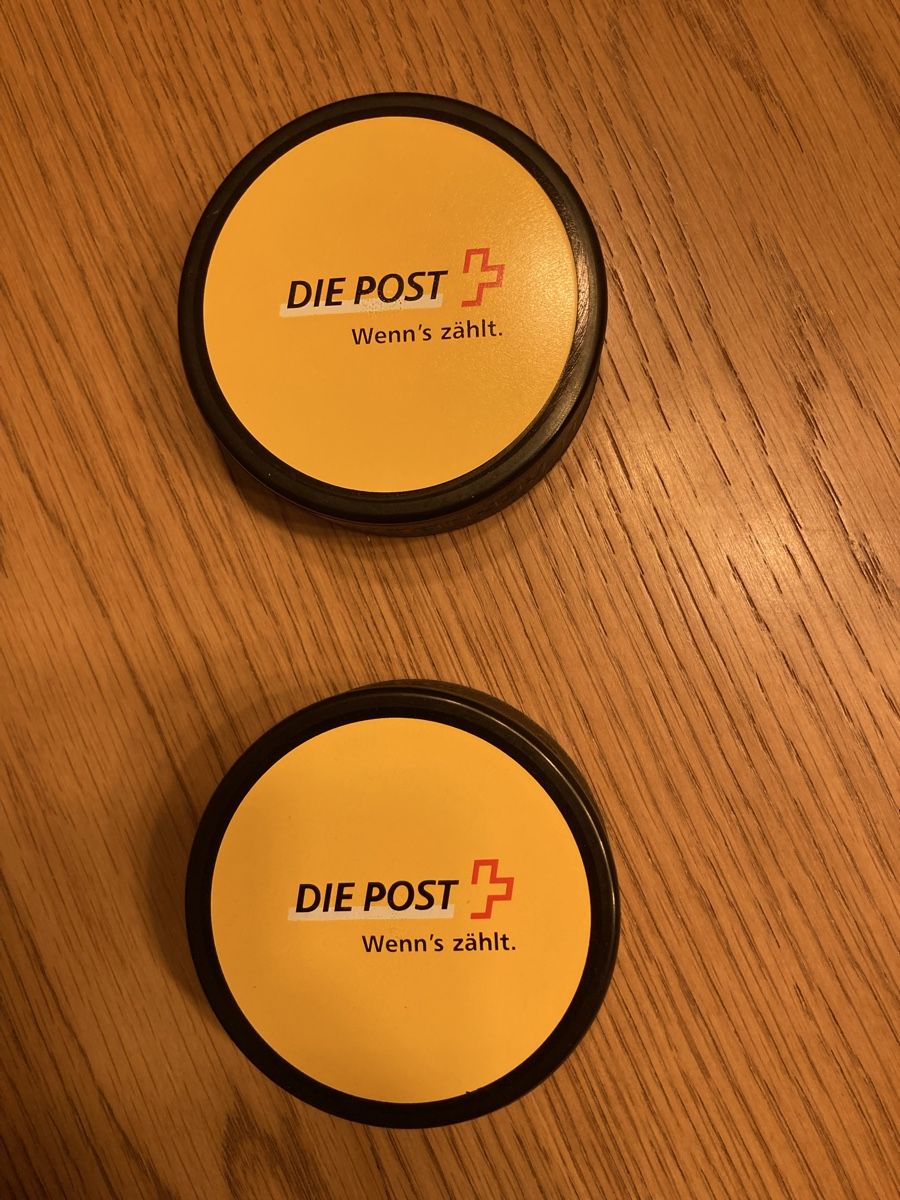 Palloni: 2 Pucks Die Post – Nuovo (secondo la descrizione) da Appenzell venduto da Mph2001