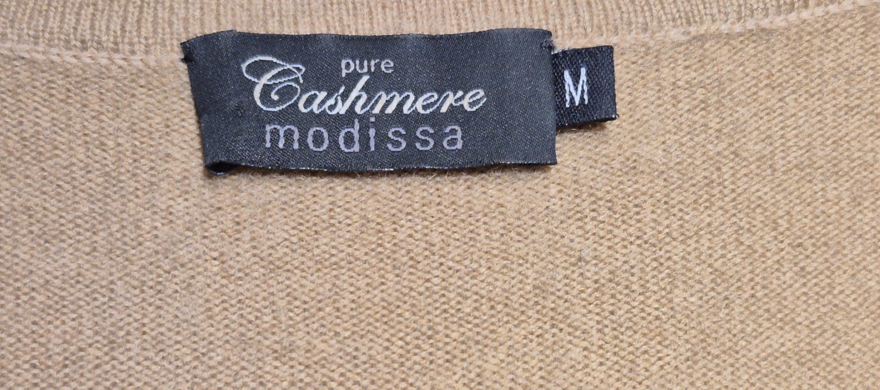 Pulls & Sweat-shirts: Pullover beige V-Ausschnitt Kaschmir Gr. M MODISSA – D'occasion à Zürich par Roberto040 4