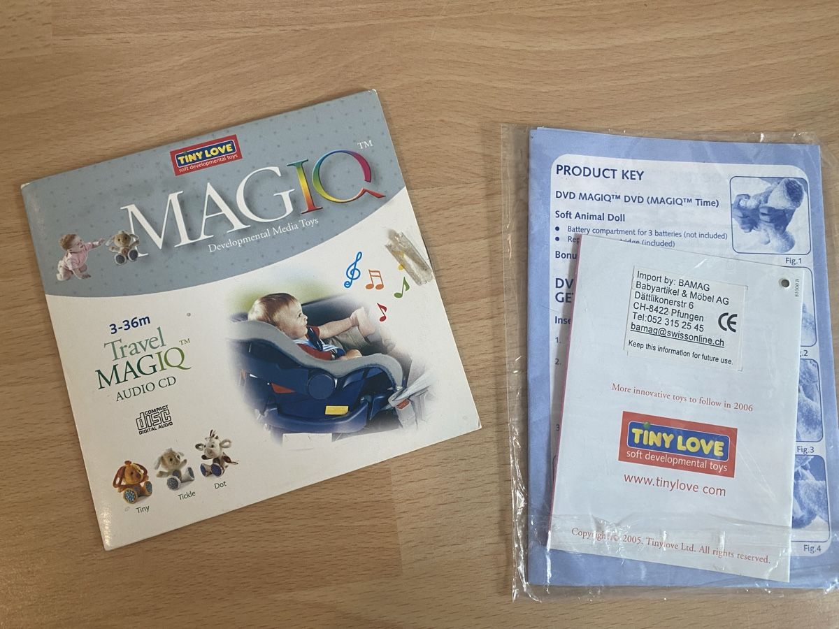 Giocattoli: Kuh-Kuscheltier mit DVD von Tiny Love – Usato da Brütten venduto da Acutis2006 8