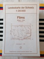 1194 Flims🌞1:25'000 Landeskarte der Schweiz