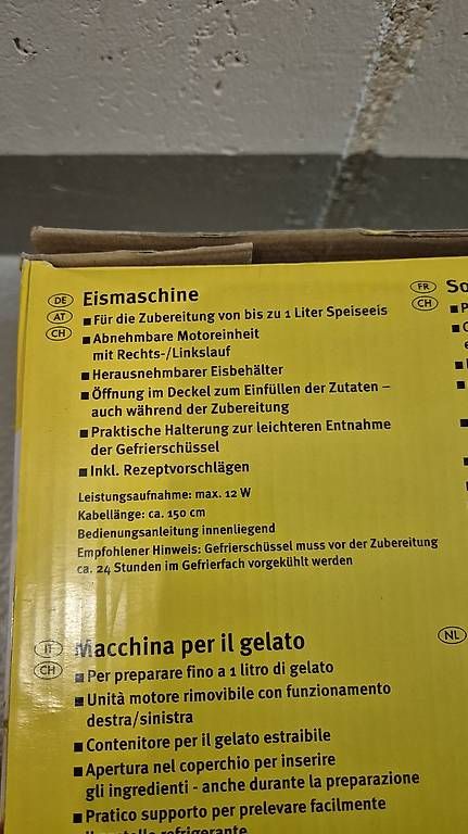 Appareils de cuisine: Eismaschine – D'occasion à Birmenstorf AG par R_C_B 3