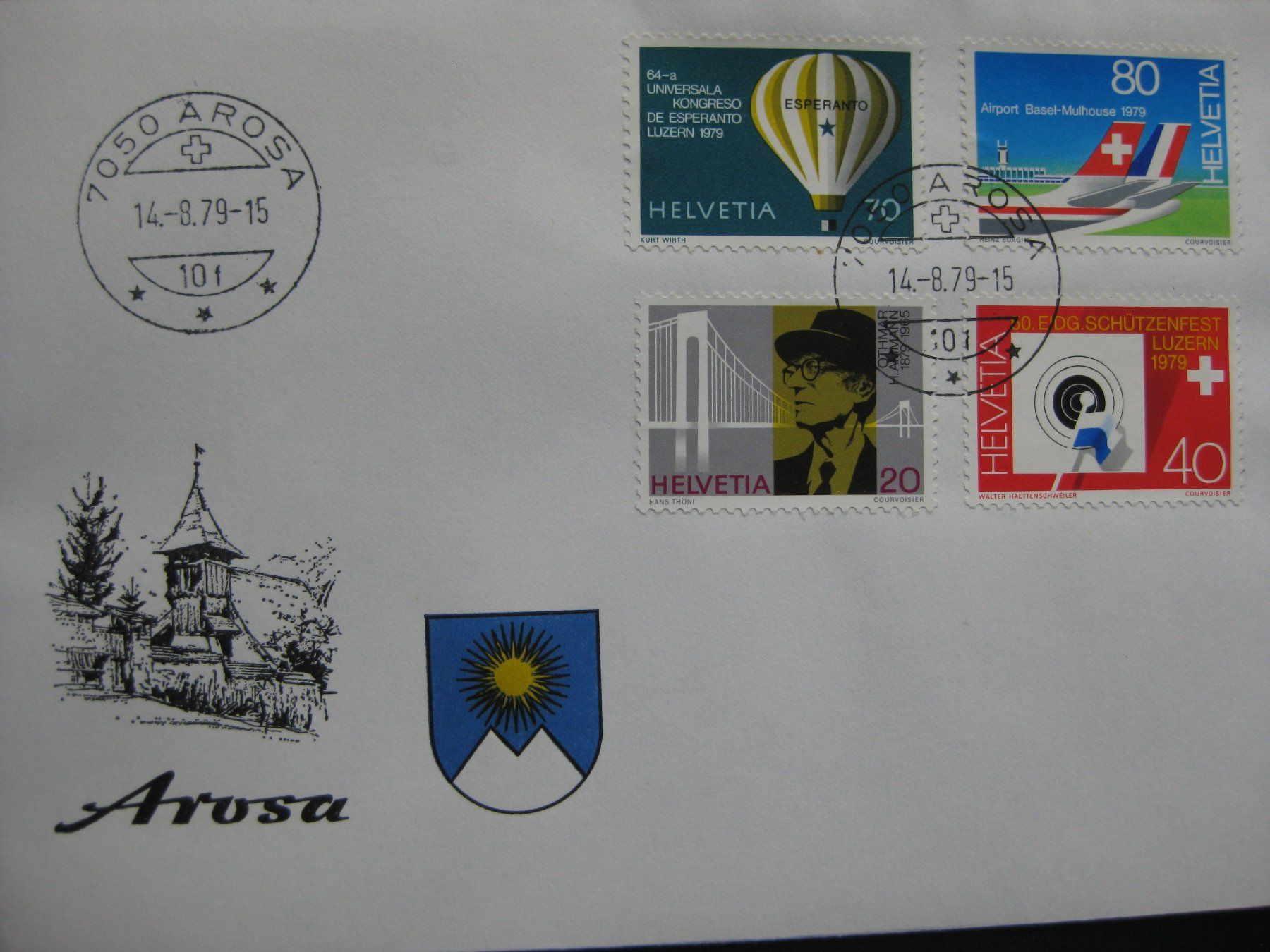 Tutti i francobolli: Arosa, Sonderausgabe 1979 – Usato da Boppelsen venduto da Boppli44