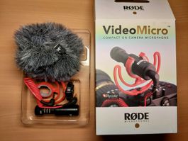 Rode VideoMicro Kompakt-Mikrofon wenig benutzt