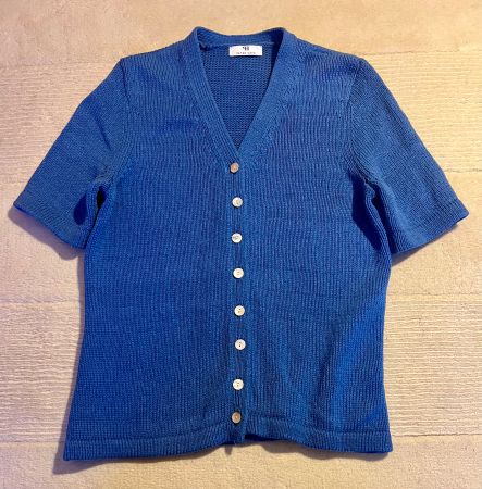 Strickjacke kurzarm Gr.44