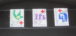 FL 1963 100 Jahre Rotes Kreuz, ganzer Satz gestempelt