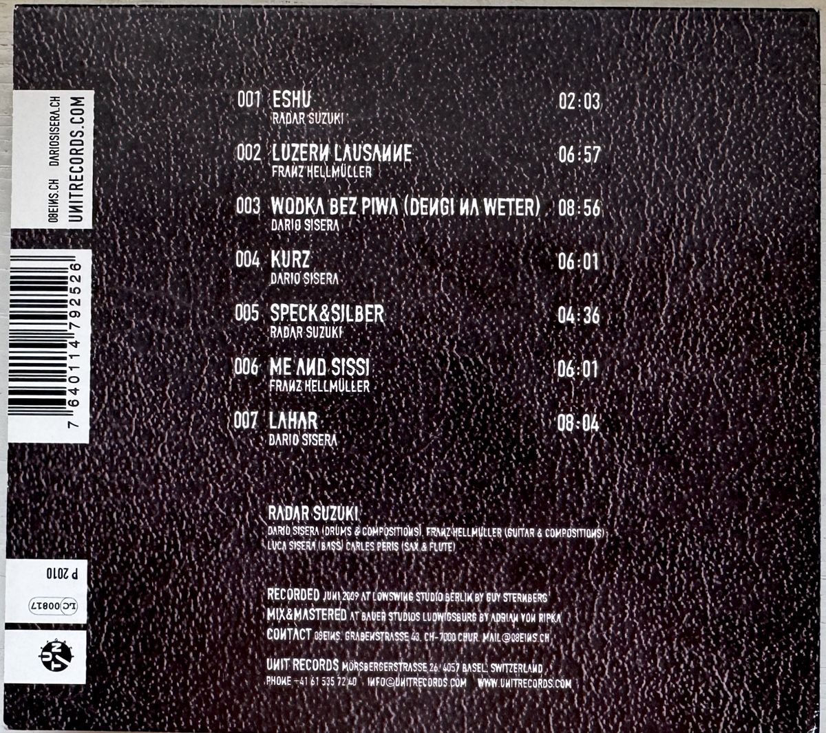 CDs: CD Radar Suzuki - Lahar – D'occasion à Zürich par tomakomai 1