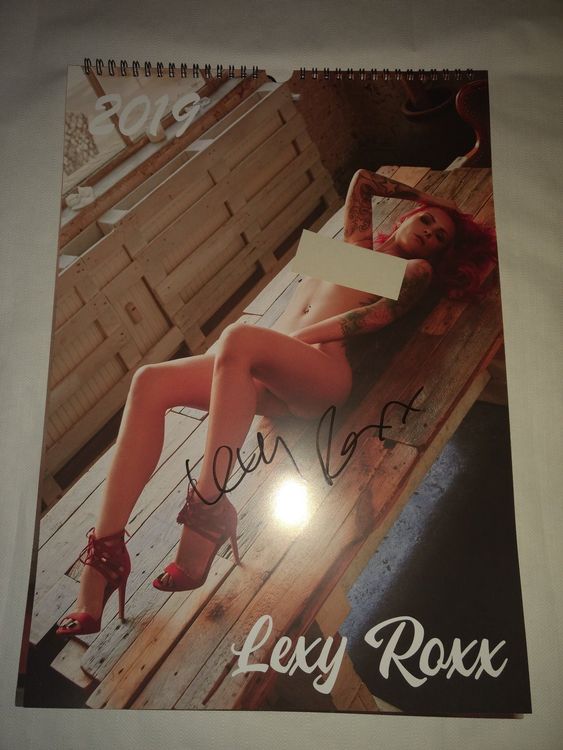 LEXY ROXX KALENDER 2019 ** SIGNIERT **  Kaufen auf Ricardo