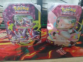 Mega Gengar Ex & Mega Cefable Ex Tins EN sealed
