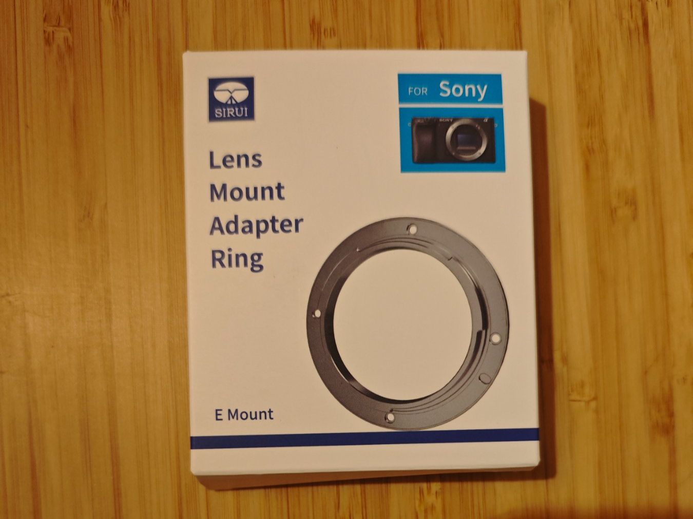 Sirui Obiettivi: E mount - Sirui Lens adapter ring for Sony – Nuovo e nell'imballaggio originale da Neuchâtel venduto da Salseroni