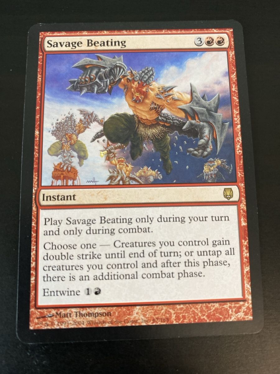 Magic The Gathering Cartes à collectionner: Savage Beating – D'occasion à Oberglatt ZH par Finlandia1