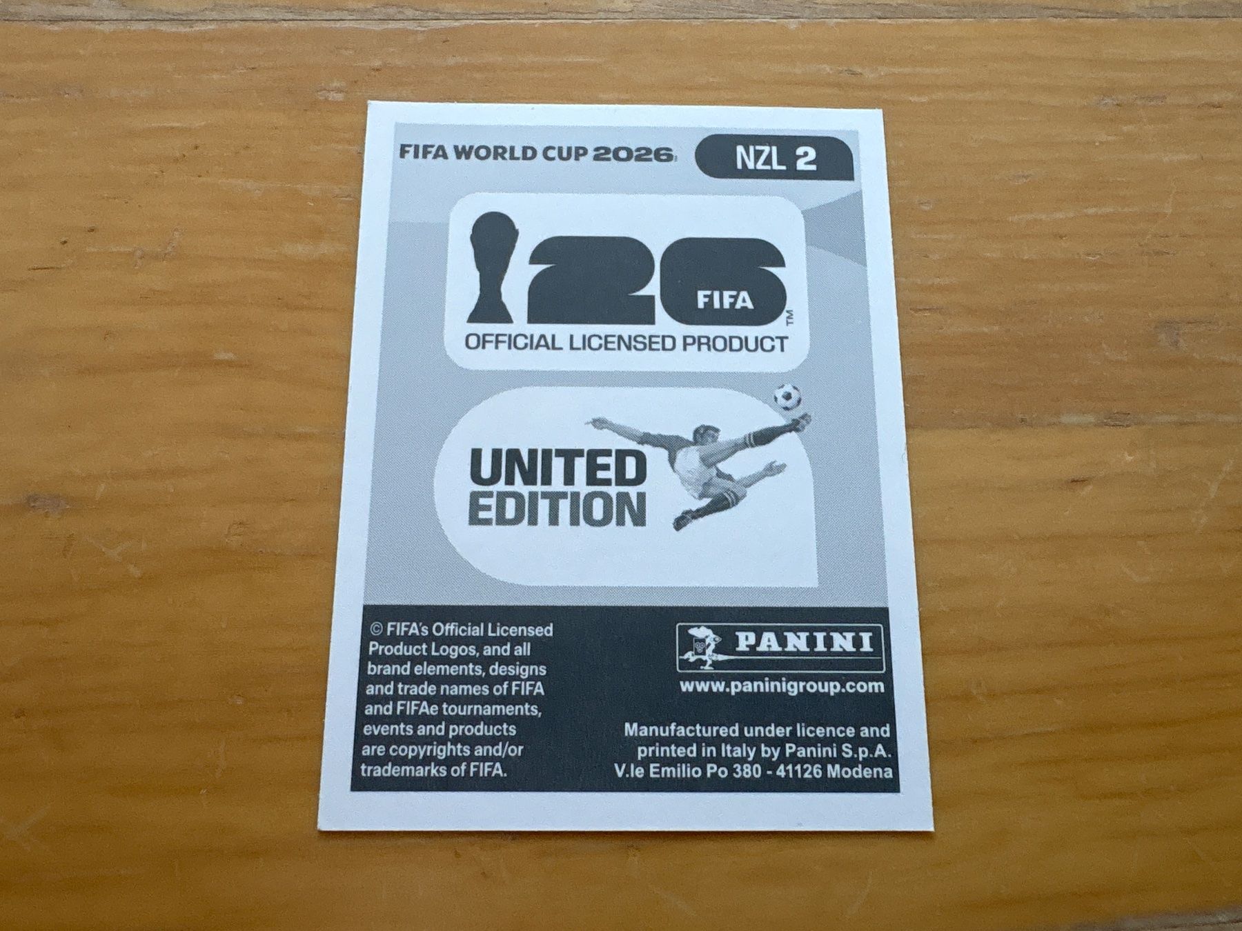 Panini Carte collezionabili: Panini 2026 NZL 2 – Nuovo (secondo la descrizione) da Elsau venduto da Cerry81 1