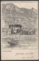 Locarno - Muralto  ( Federzeichnung von l. Ammann )