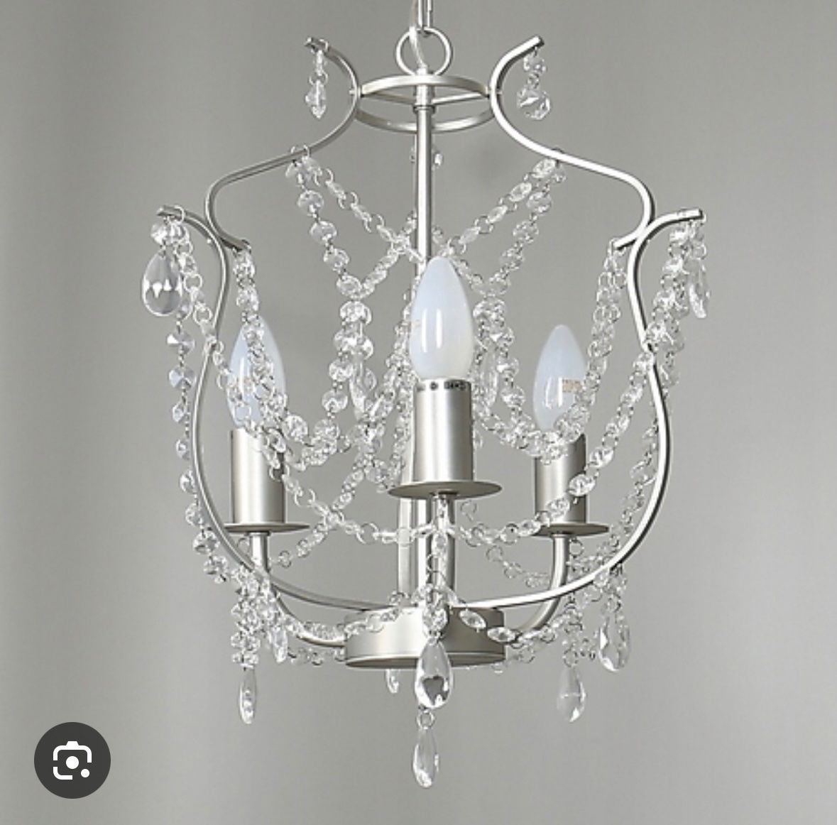 Ikea Lampadari & plafoniere: Kristall Kronleuchte Ikea mit Lampen – Usato da Basel venduto da Ma_2307
