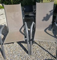 Gartenstühle Aluminium Textil