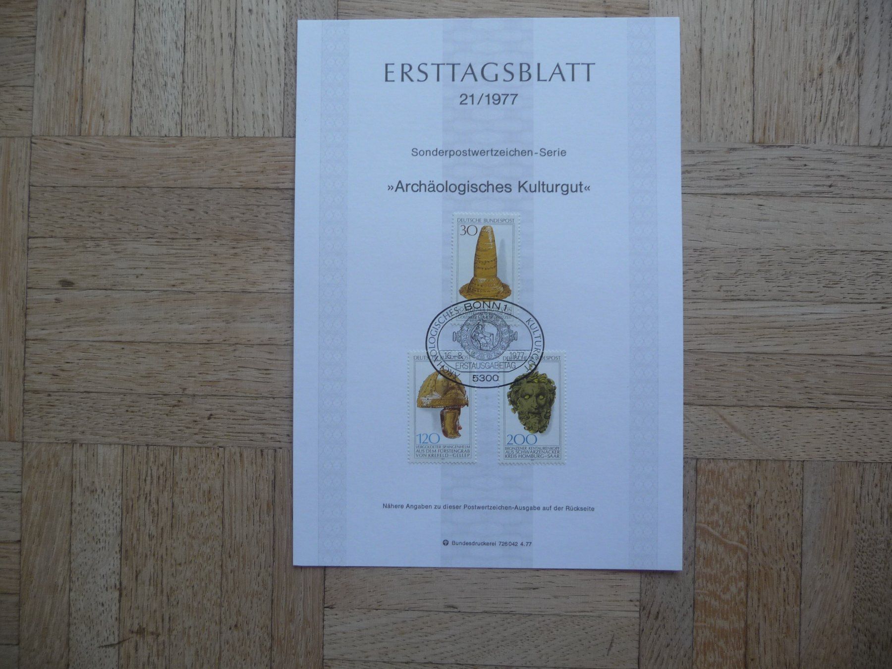 Tous les timbres: BRD, Ersttagsblätter 1977 ( 1 - 28 ) – Neuf (Voir description) à Zürich par Edje 3
