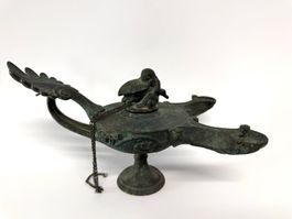 Lucerna Römische Öllampe Bronze Antik