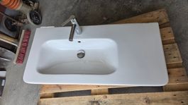 Waschtisch Duravit Durastyle 100 x 48 cm asymetrisch links