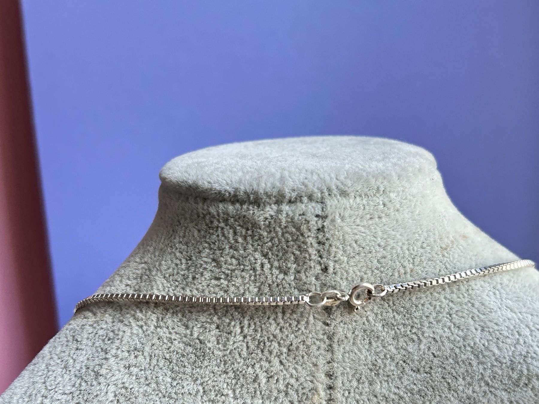 Catenine: Silberkette mit Anhänger, JASPIS, Modern – Usato da Laufen venduto da belleskulptur 3
