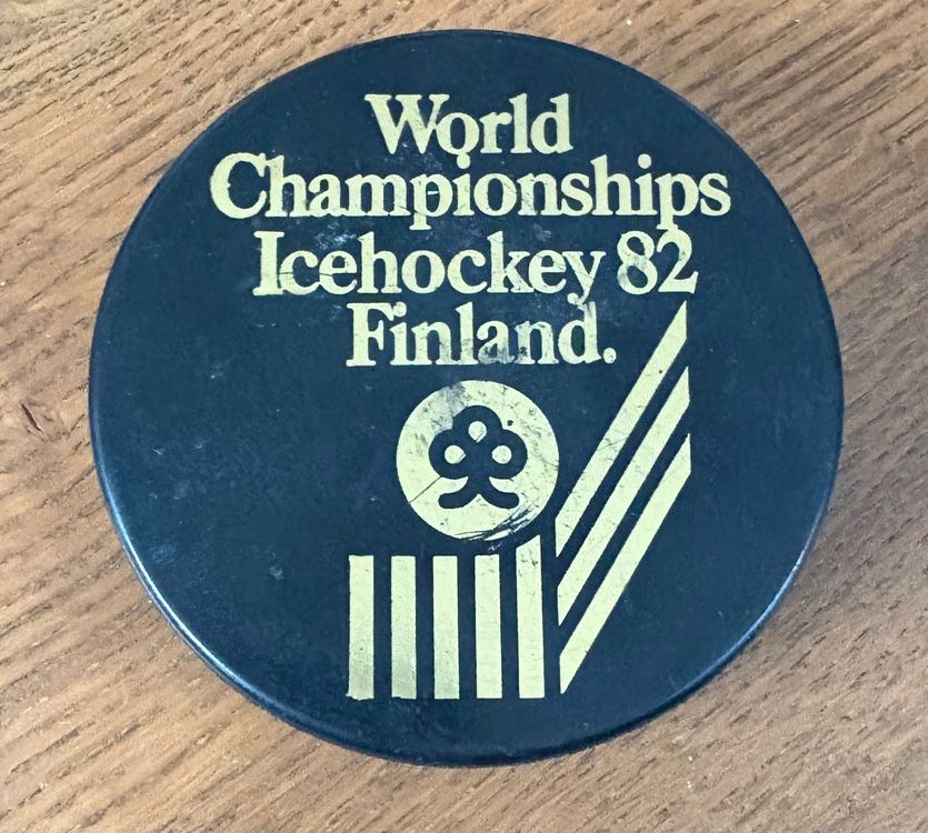 Puck (Official Gamepuck) World Champ 1982 / Finnland (Neu (gemäss ...