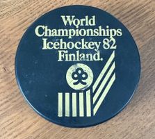 Puck (Official Gamepuck) World Champ 1982 / Finnland