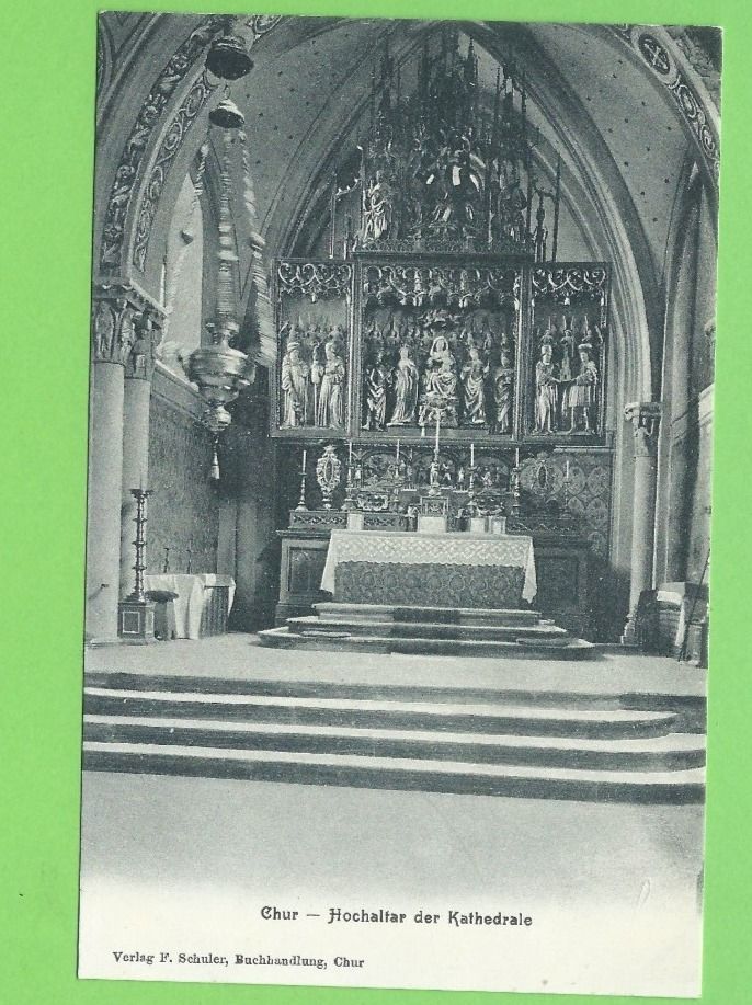 Cartoline postali: Chur, Hochaltar der Katedrale – Nuovo (secondo la descrizione) da Zürich venduto da t24_de