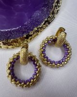 Ohrringe Kongo Silk Satin / Handmade / Handarbeit / Delica