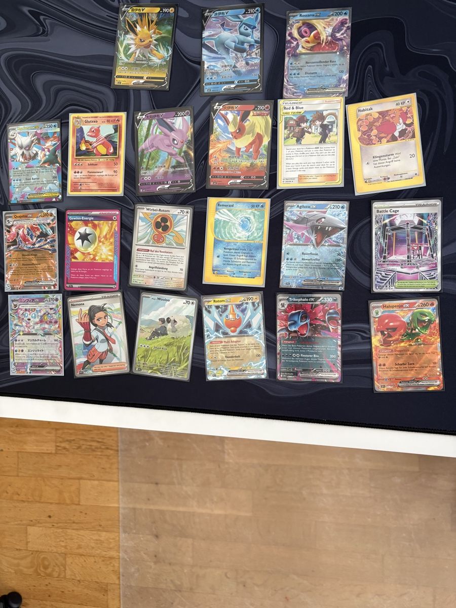 Cartoline: Pokemon Karten Sammlung! Diverse V & Glitzer Karten! – Usato da Sissach venduto da hfgr