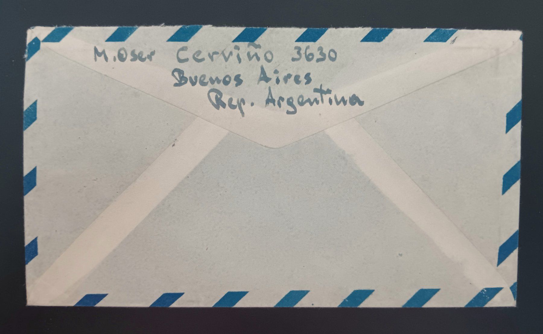 Tutti i francobolli: ARGENTINIEN FLUGBRIEF NACH LYSS (CH) – Usato da Holderbank AG venduto da DINOS-PHILA 1
