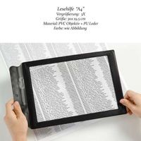 Lesehilfe Lupe Grösse 20 x 31 cm