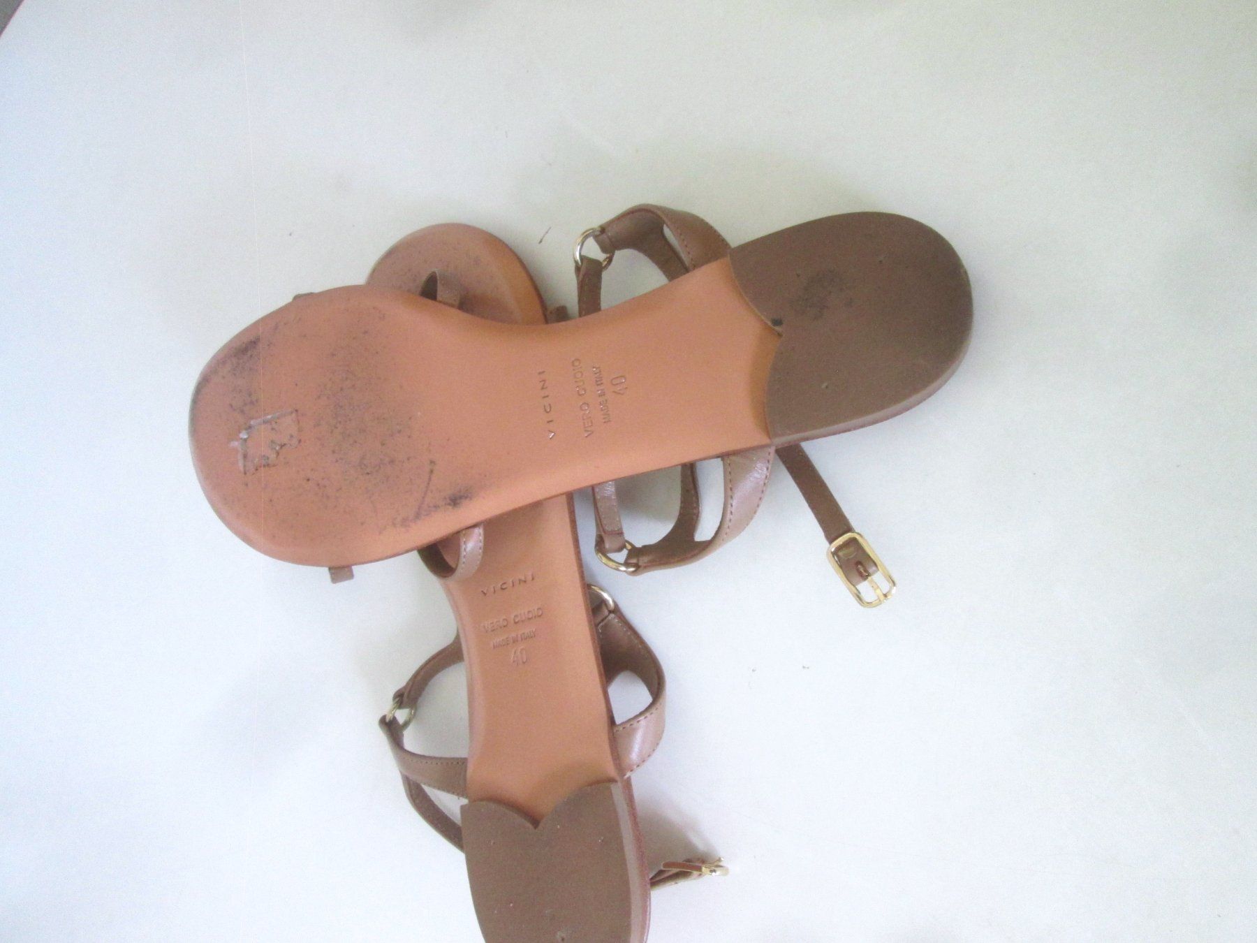 Scarpe da donna: Vicini Sandalen, Echtleder, Größe 40 – Usato da Sementina venduto da babucia 2