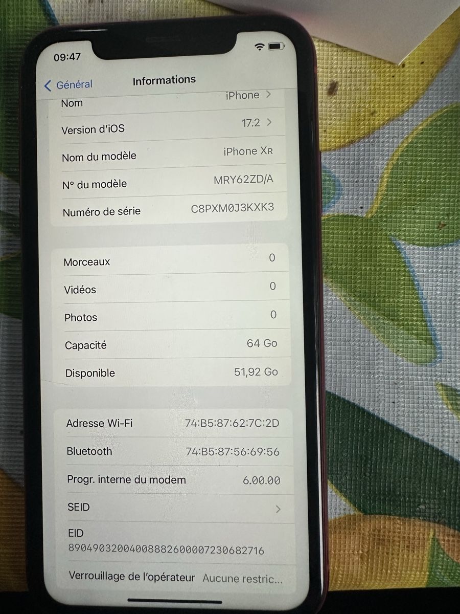 Apple Handys / Smartphones: iPhone XR  – Gebraucht aus Kreuzlingen von blo_w85m