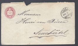Tübli Brief Basel - Neuchâtel