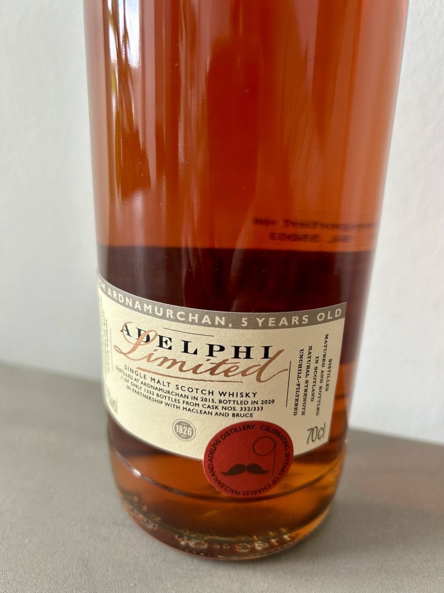 Bevande alcoliche: Ardnamurchan 2015 Single Malt by Adelphi – Nuovo (secondo la descrizione) da Basel venduto da rog_l7qd 1