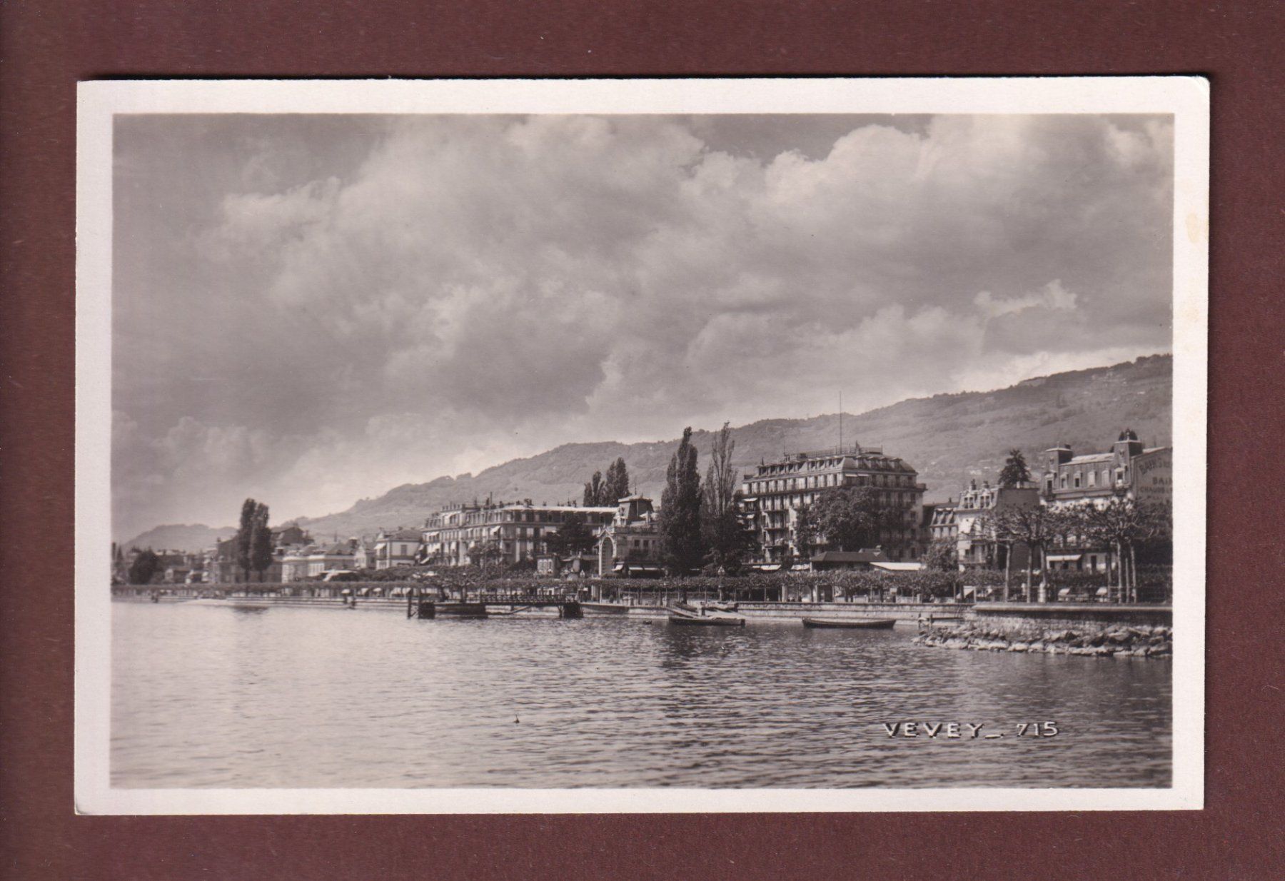 Cartoline postali: VEVEY - Quai – Usato da Pully venduto da nicecards-shop