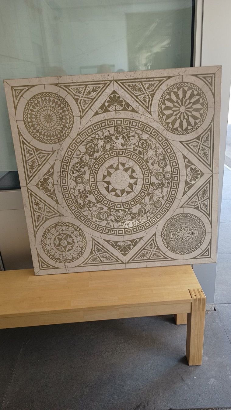 Piatti di portata: Marmormedaillon 100 x 100 x 2 cm – Usato da St. Gallen venduto da walterk06