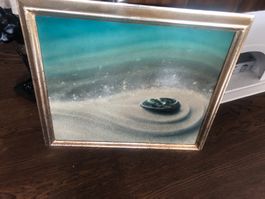 schönes Oel-Gemälde - teurer Rahmen ! Signiert GFELLER