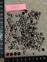 Nieten rund rot 185 stk