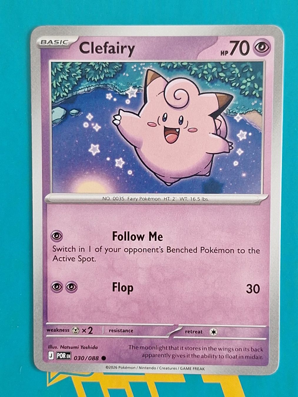 Pokémon Carte collezionabili: Clefairy Piepi - Pokemon Perfect Order – Usato da Altstätten SG venduto da GGsGameshop