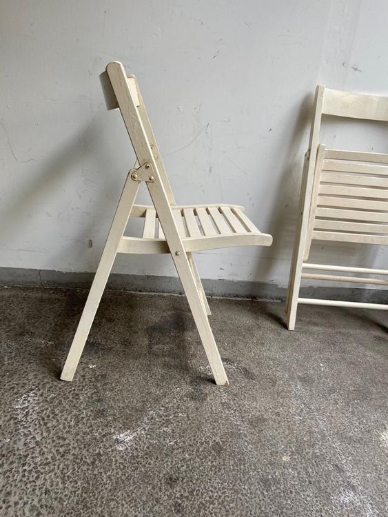 Erstaunlich Weisse Klappstuhle Holz Ebenbild