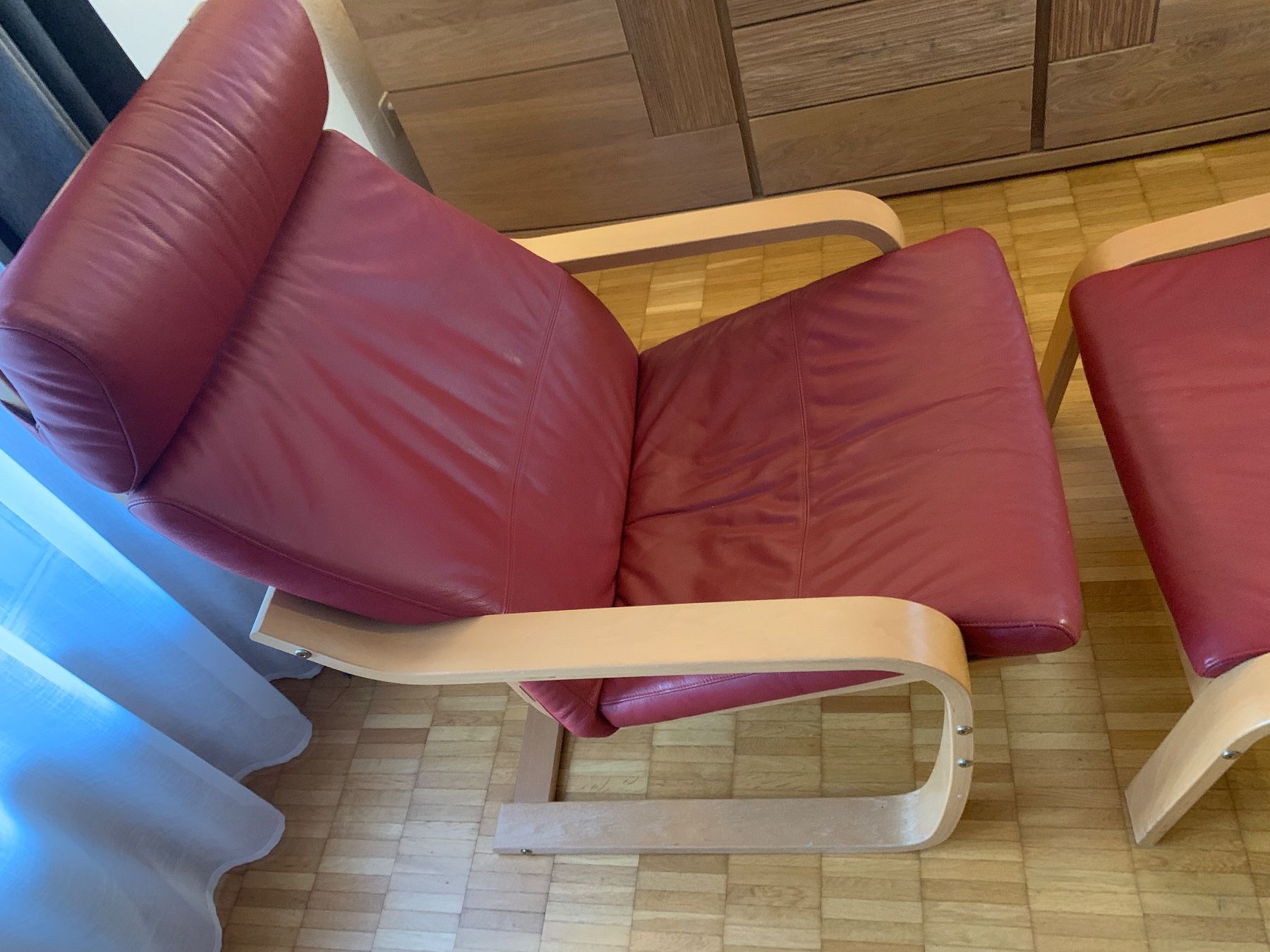 Stressless Poltrone: Holz/Leder TV Sessel mit Fussablage – Usato da Lengnau AG venduto da Tomi33 5