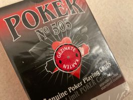 Professionell gezinkte Pokerspielkarten, originalverpackt