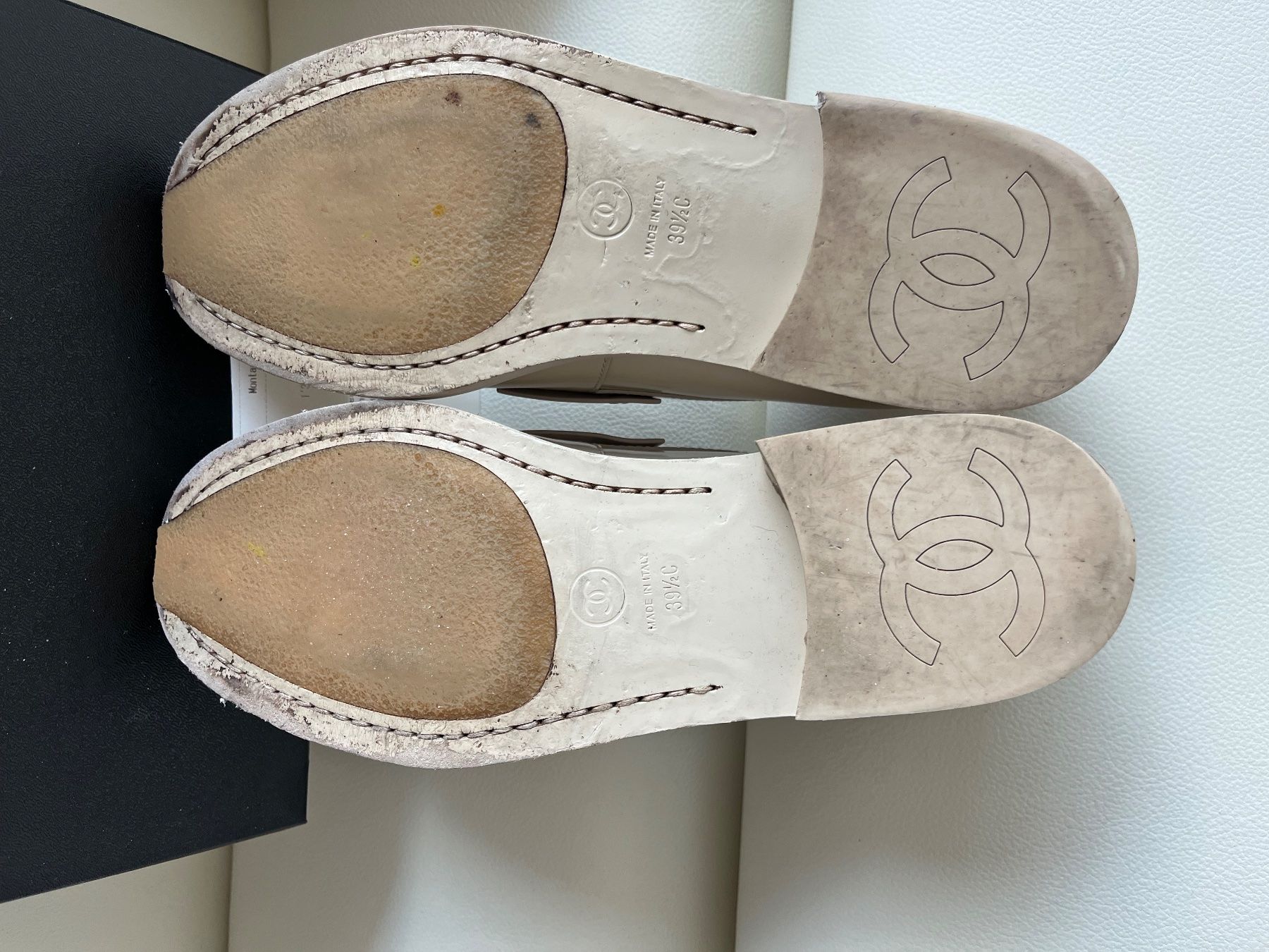 Chanel Damenschuhe: Chanel Loafers 39.5 Beige – Gebraucht aus Neuchâtel von Code001 3