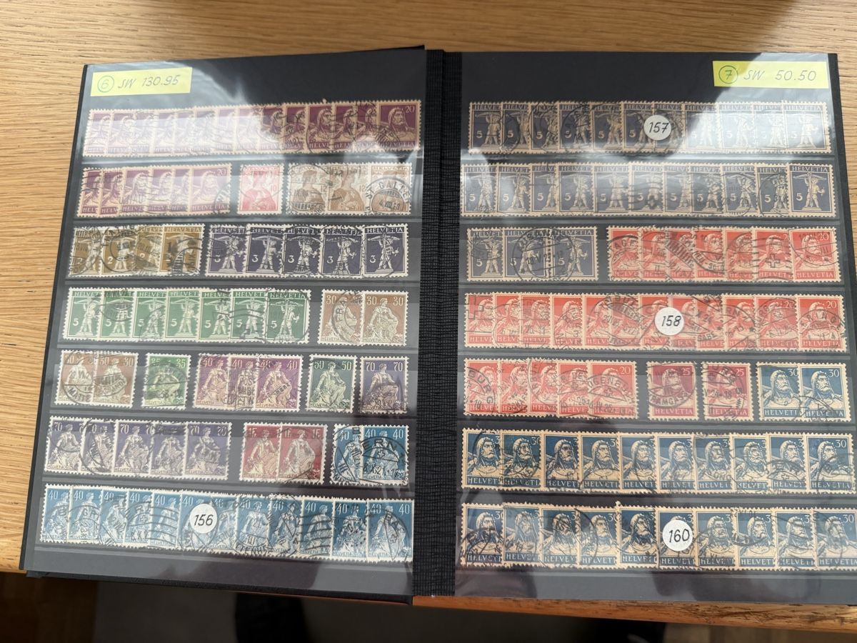 Tutti i francobolli: Album Schweizer Marken ab Strubel  – Usato da Murgenthal venduto da Tina_4055 3