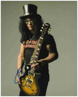 SLASH (GUNS N' ROSES) - handsigniert Grossfoto (20x25cm) COA