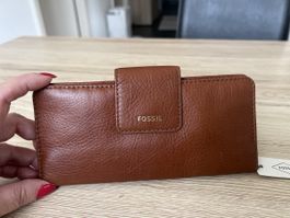 Portefeuille Fossil Madison Clutch marron neuf avec étiquett