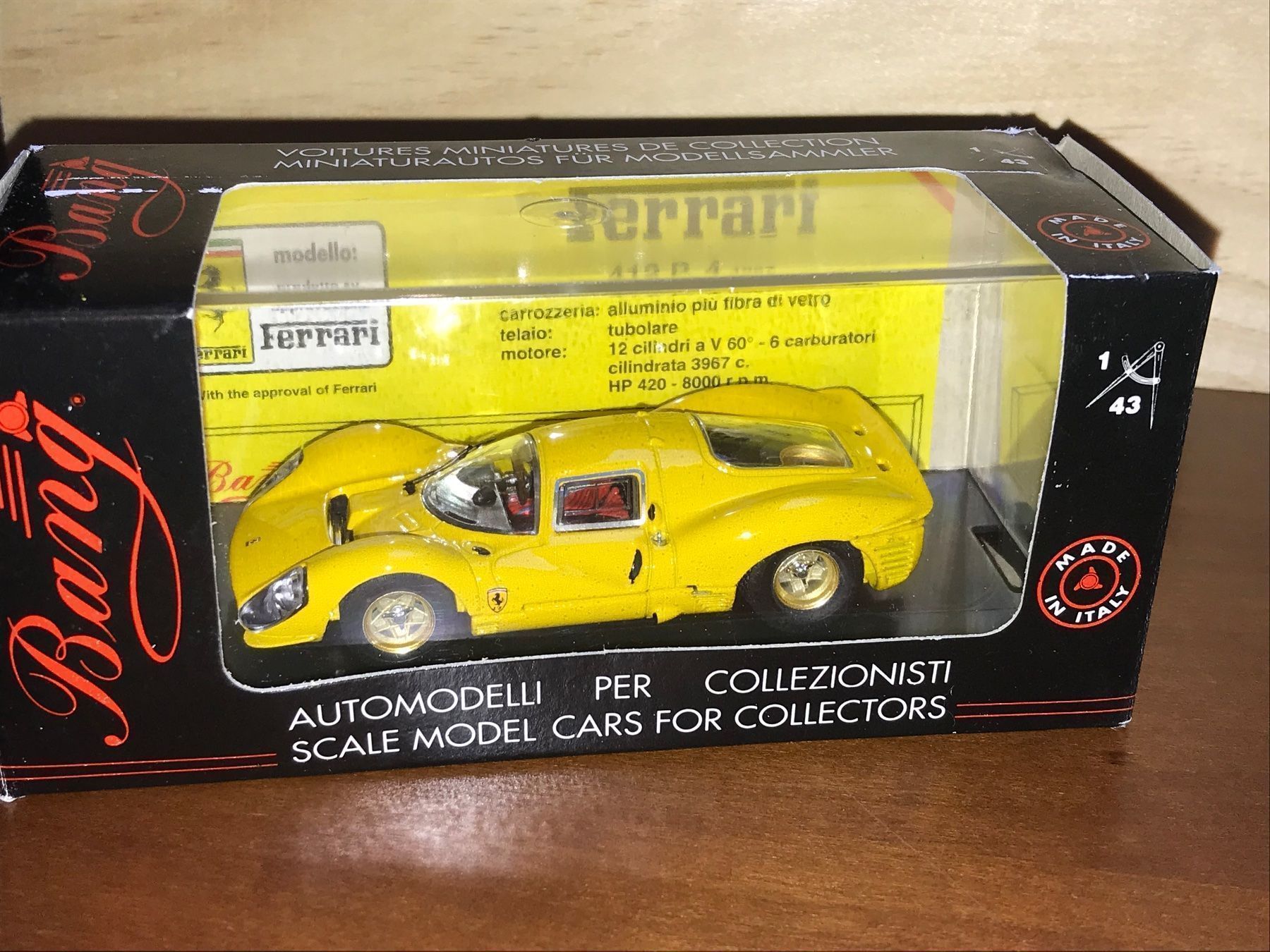Ferrari Modellini d'auto: Ferrari 412P Prova 1/43 – Nuovo (secondo la descrizione) da Wohlen AG venduto da PrivatSammlung
