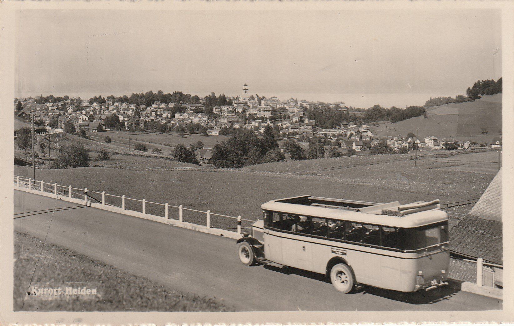 Cartoline postali: Heiden- Bahnpoststempel - 1949 Postauto – Usato da uttwil venduto da Koehlerfred