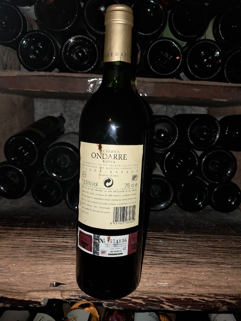 Rioja Vino: Bodegas Ondarre Reserva Rioja 1998 – Nuovo e nell'imballaggio originale da Le locle venduto da juliensaran 2